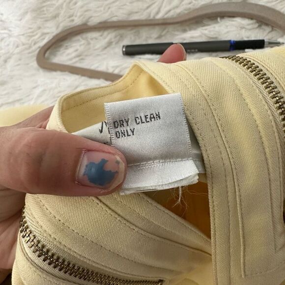 NEIMAN MARCUS EXCLUSIVE Vintage High Neck‎ Button Down Silk Tunic size large - Picture 9 of 9